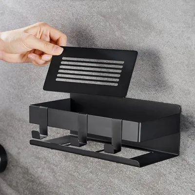 Produktbild von Famanu Duschregal Badezimmer Organizer - Duschhalter Badablage - Ohne Bohren