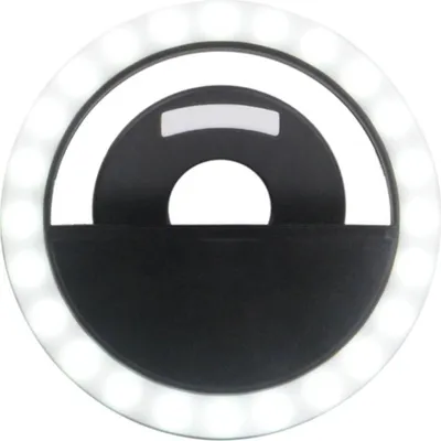 Produktbild von BigBen Connected, Universelles LED Ringlicht für Smartphone zum Clippen, Schwarz