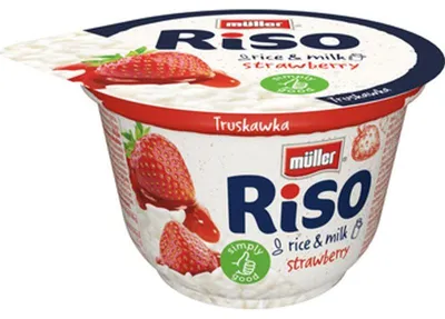 Obrázek produktu pro Deser ryżowy Müllermilch z truskawkami 200 g