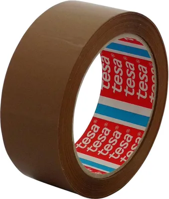 Produktbild von 8 Rollen tesa 4024 PP Packband leise, 66 m x 38 mm, braun