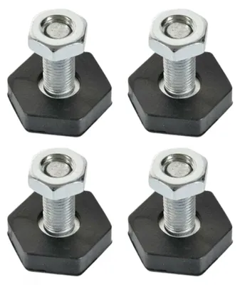 4 verstellbare Waschmaschinenfüße für Beko WMB91263L WMB913
