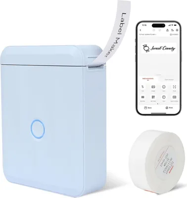 Produktbild von Niimbot D110_M Smart blaue Etikettenrolle