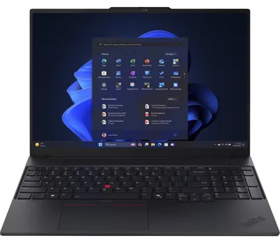 Produktbild von ThinkPad E16 AMD G3 (21ST004GGE) (schwarz, AMD Ryzen 5 220, AMD Radeon 740M, 32 GB DDR5, 1 TB (1 TB SSD), Windows 11 Pro)