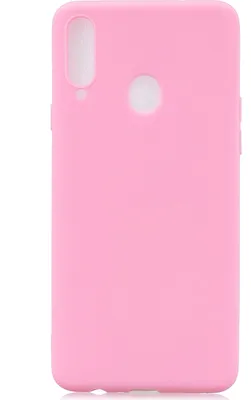 Produktbild von Für Samsung A10S A20S Shockproof TPU Rückenabdeckung Weiche Candy Farbe Frosted Surface Handy Case dark pink