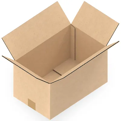 Produktbild von KK Verpackungen 100 Stück Versandkartons 350 x 220 x 200 mm Kartons 1-wellig, Faltkartons