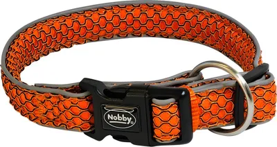 Produktbild von Nobby Halsband Mesh Air orange, Größe: XS-S / Breite: 20 mm