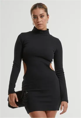 Obrázek produktu pro Dámské šaty Urban Classics Ladies Cut Out Mini Dress black - L