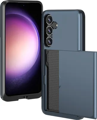 Produktbild von imoshion Backcover mit Kartenfach Samsung Galaxy S24 - Dunkelblau
