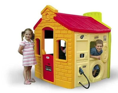 Produktbild von Little Tikes Town playhouse, Standspielhaus, 1,5 Jahr(e), 1 Tür(en), Grün, Rot, Gelb