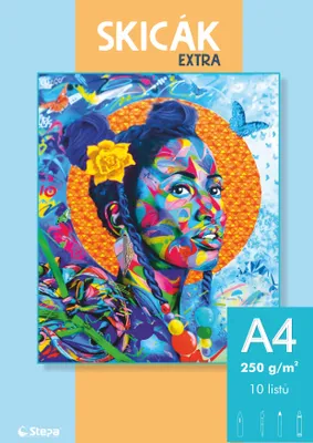 Produktbild von Skizzenbuch A4/10 Blätter EXTRA, STEPA