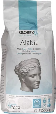 Productafbeelding van Alabit gipsverband naturel wit - 6 2608 430 - Hoogwaardige modelleerpleister - 5000 g