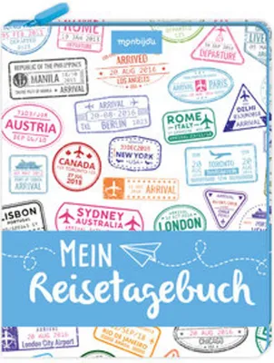 Produktbild von Mein Reise-Tagebuch - Eintragbuch mit Reißverschluss