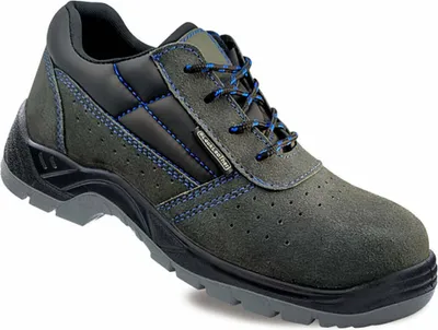 Obrázok produktu pre Bezpečnostná obuv Blackleather Drilled S1P Without metal Suede - 43