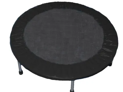Produktbild von walexo Trampolin Randabdeckung 100 cm für Minitrampolin Ersatzpolster 17 cm breit  UV beständig wetterfest mit Gummizug  ( 100 cm Ø, Schwarz )