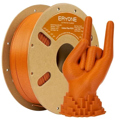 PETG CF-Filament 1,75 mm, 1 kg, Orange