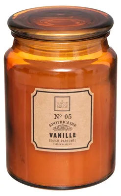 Produktbild von Duftkerze 510 g im modernen Dekoglas, Rote Früchte & Vanille, 72 Stunden Brenndauer, Wiederverwendbares Glas
