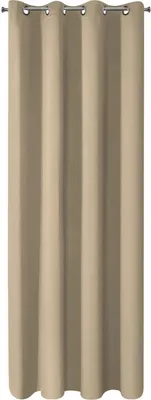 Produktbild von Eurofirany 461503, Durchscheinend, Beige, Einfarbig, Polyester, Öse, 190 g/m²