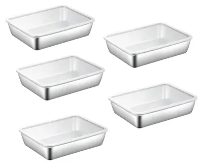 Produktbild von 5-teiliges Lunchbox-Set mit Deckel - Meal Prep Container