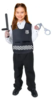 Produktbild von KiddyGo Polizei Verkleidungsset mit Zubehör für Rollenspiele