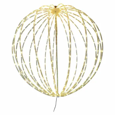 Produktbild von Star-Max LED Kugel 50cm 295 warmweiße LEDs, IP44, 6/18h Timer für Außen