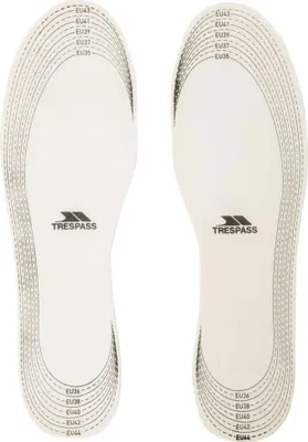 Produktbild von Trespass Bearfeet Sherpa Einlegesohlen Weiß Herren Weiß One Size
