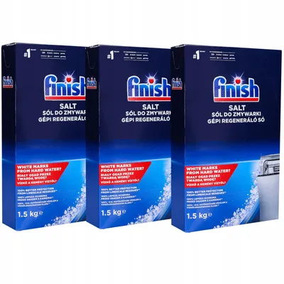 Produktbild von Finish Spülmaschinensalz 3 x 1,5 kg Wasserenthärter