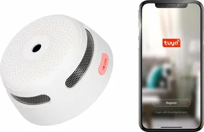 Produktbild von X-Sense XS01-WT Intelligenter Rauchmelder mit Wifi - Tuya Smart Home - Entspricht der europäischen Norm - Feueralarm - Rauchdetektor