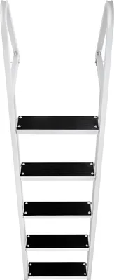 Image de Echelle de bain Echelle de bateau amovible 5 marches 159kg de charge 610x455x1825mm