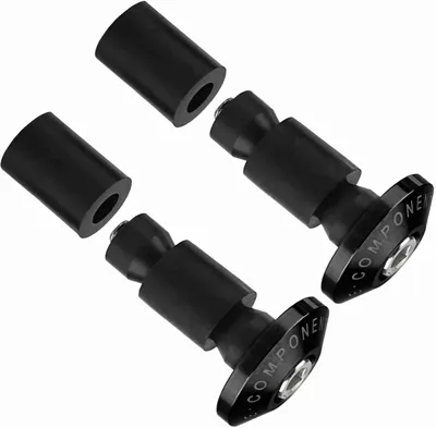Obrázok produktu pre 22 mm 7/8 palca Motocyklové riadidlá Koncové zástrčky pre závodné ATV Offroad čierne