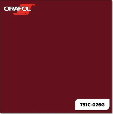 Produktbild von Plotterfolie ORACAL 751C-026G Purpurrot glänzend 31,5 x 20 cm