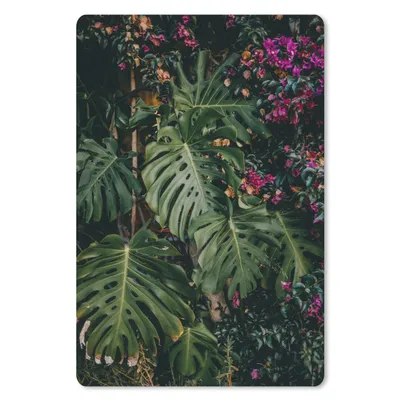 Produktbild von MuchoWow® Mauspad Mousepad Monstera (Lochpflanze) Hintergrund 40x60 cm - Mousepads - Maus Mat - Pad - Mausunterlage - Schreibtisch Accesoire