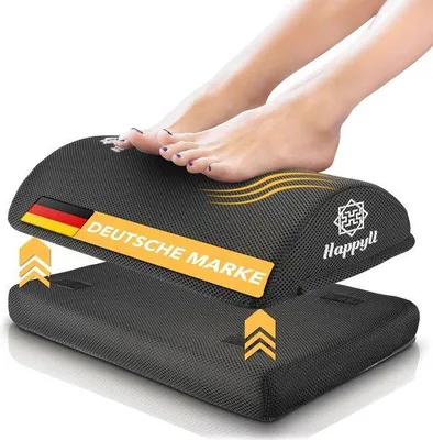 Zdjęcie produktu dla Ergonomiczny podnóżek do krzesła biurowego z funkcją antypoślizgową i wysokim komfortem