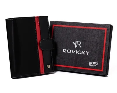 Produktbild von Rovicky Brieftasche für Männer Stephyptus schwarz rot One size