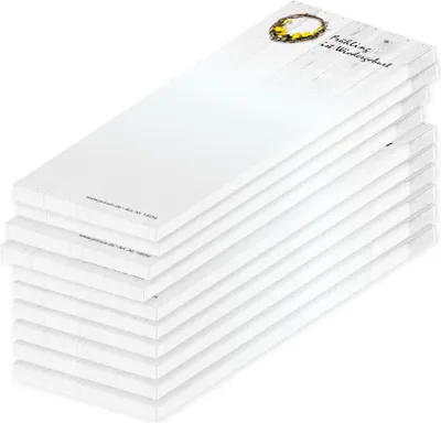 Produktbild von PRICARO Notizblock "Frühling", magnetisch, 62x148 mm, 10 Stück