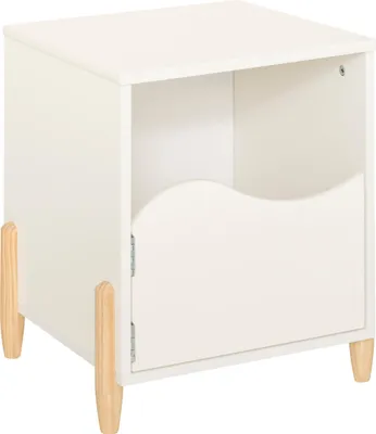 Produktbild von Kinder-nachttisch douceur weiß 35,5x40cm  - Atmosphera créateur d'intérieur
