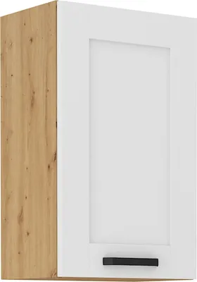 Produktbild von Kondela Oberer Küchenschrank Lula 45 G-72 1F – Weiß / Artisan-Eiche