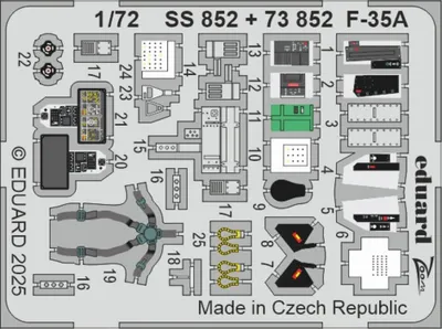 Produktbild von Eduard Accessories SS852 - 1:72 F-35A REVELL - Neu