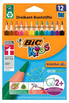 Immagine prodotto di BIC Kids Evolution Triangle Multicolore 12 pz