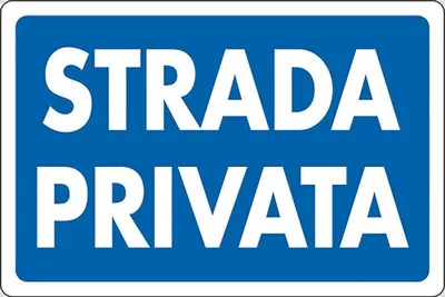 Immagine prodotto di Cartello START strada privata ingresso cortile residenziale 30CMx20CM