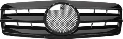 Produktbild von DIEDERICHS 1625241 Kühlergrill Frontgrill passend für MERCEDES-BENZ CLK (C208) Schwarz Glänzend