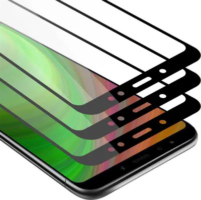 Produktbild von Cadorabo 3x Vollbild Panzer Folie für Xiaomi RedMi NOTE 5 Schutzfolie in Schwarz Tempered Display-Schutzglas