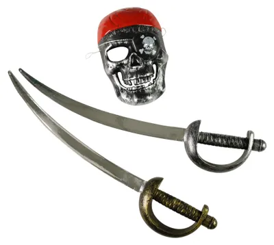 Produktbild von Pirat, Satz, Mit, Schwerter, Und, Mask
