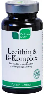 Image de NICApur Gélules de Lécithine & Complexe B, 60 gélules