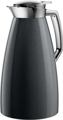 Produktbild von Emsa Plaza Isolierkanne Quick Tip 1,0L, Carbon, 514188