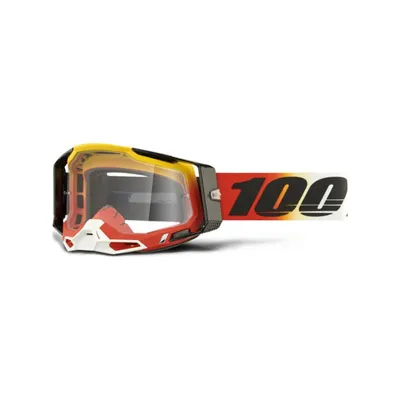 Produktbild von 100% SPEEDLAB Fahrradsonnenbrille - RACECRAFT 2 - Gelb/Schwarz/Rot