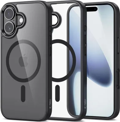 Zdjęcie produktu dla Etui Tech-Protect Magmat Magsafe Na Iphone 17 - Przezroczysto-Czarne
