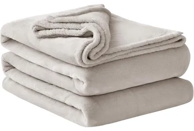 Produktbild von Kuscheldecke Flauschig Beige 220x240 cm XXL Warme Couchdecke Weich Flanell