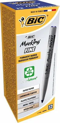 Immagine prodotto di Marcatore permanente BIC Marking Fine ECOlutions, blu