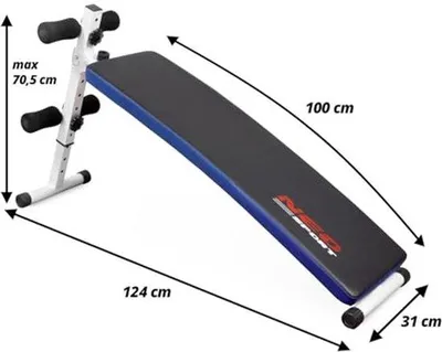 Productafbeelding van Halterbank voor Thuis Workout - Trainingsbank, Rugtrainer en Buiktrainer