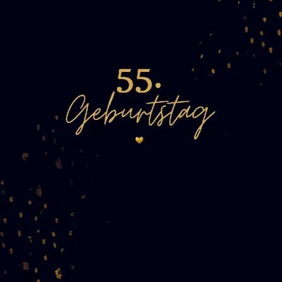 Produktbild von 55. Geburtstag- Gästebuch Blanko